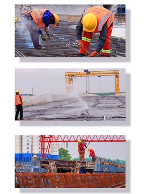 五一假期新洲重点工程建设如火如荼